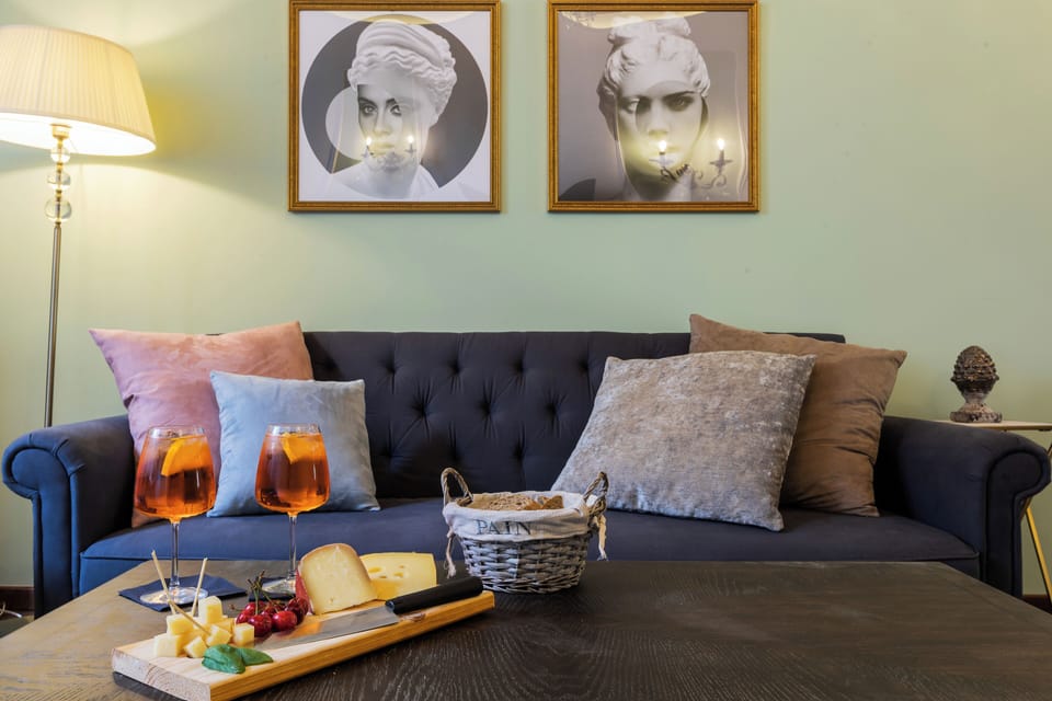 Apartment, 4 Bedrooms | Living area | 21-inch flat-screen TV with digital channels, TV