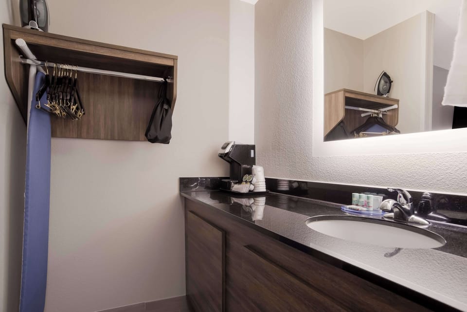 In-room safe, desk, blackout drapes, iron/ironing board