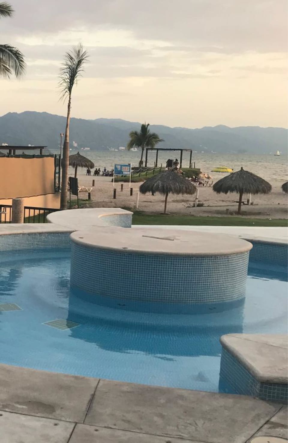 5 outdoor pools, pool umbrellas