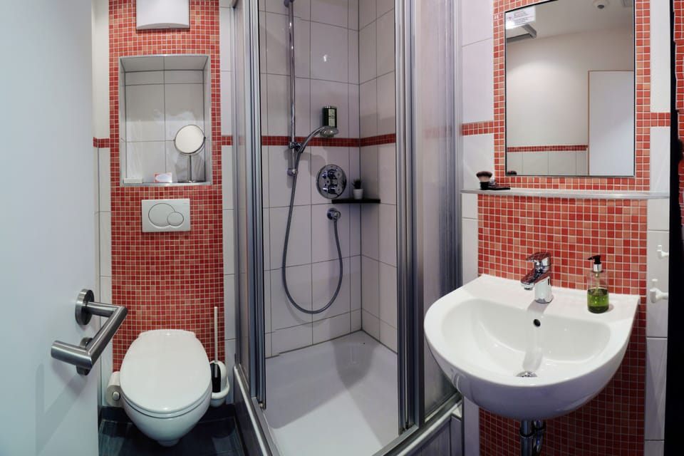 Shower, hair dryer