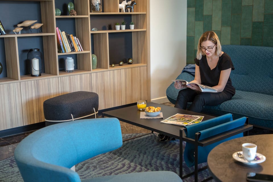 Lobby sitting area