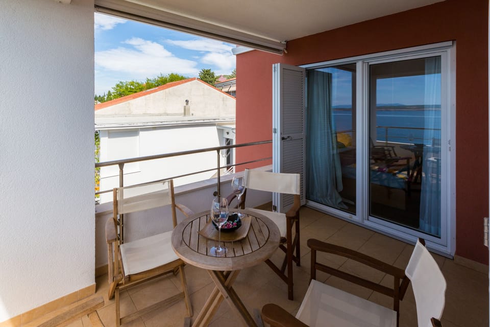 Apartment, 2 Bedrooms, Sea View | Balcony