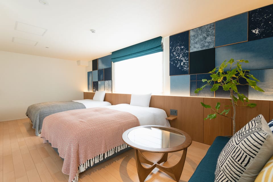 Denim Balcony room | Premium bedding, down comforters, pillowtop beds, desk