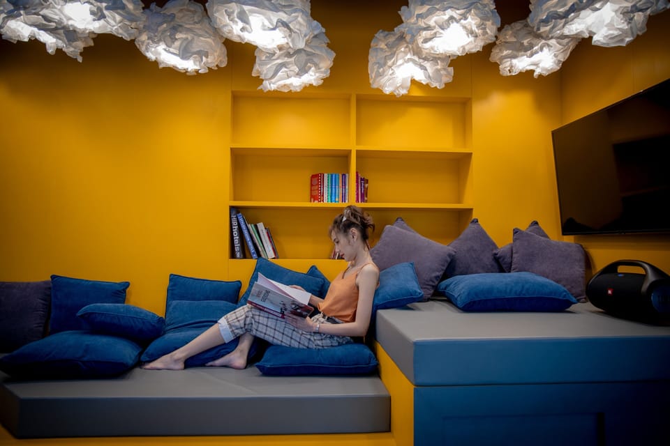 Lobby sitting area