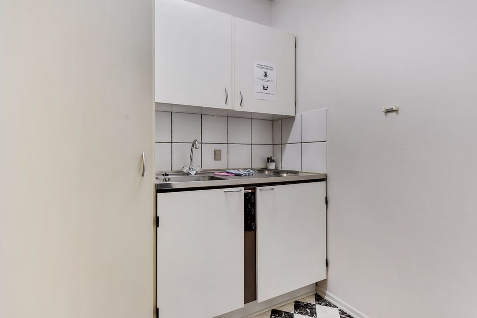 Fridge, electric kettle