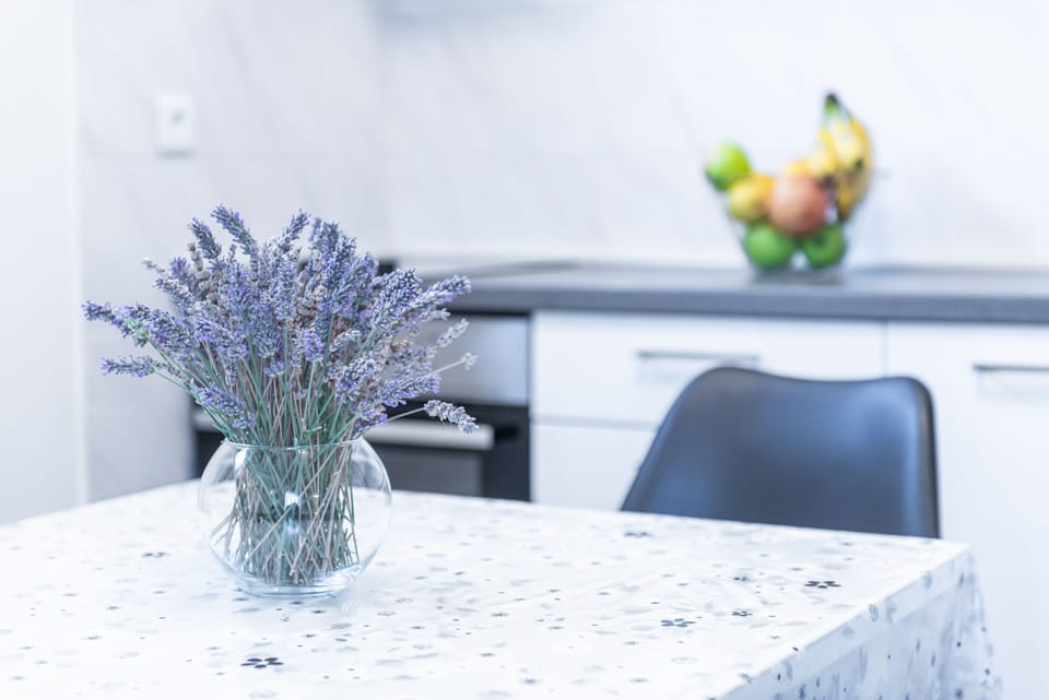 Superior Apartment, Terrace, Sea View | Private kitchen | Full-size fridge, microwave, oven, stovetop