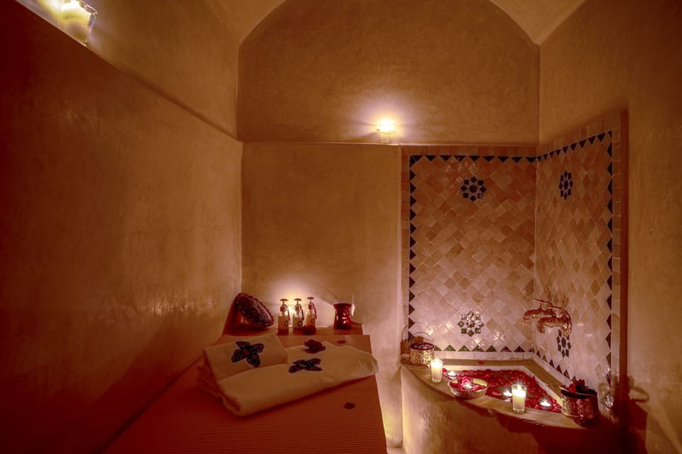 Couples treatment rooms, Turkish bath, body treatments, body scrubs