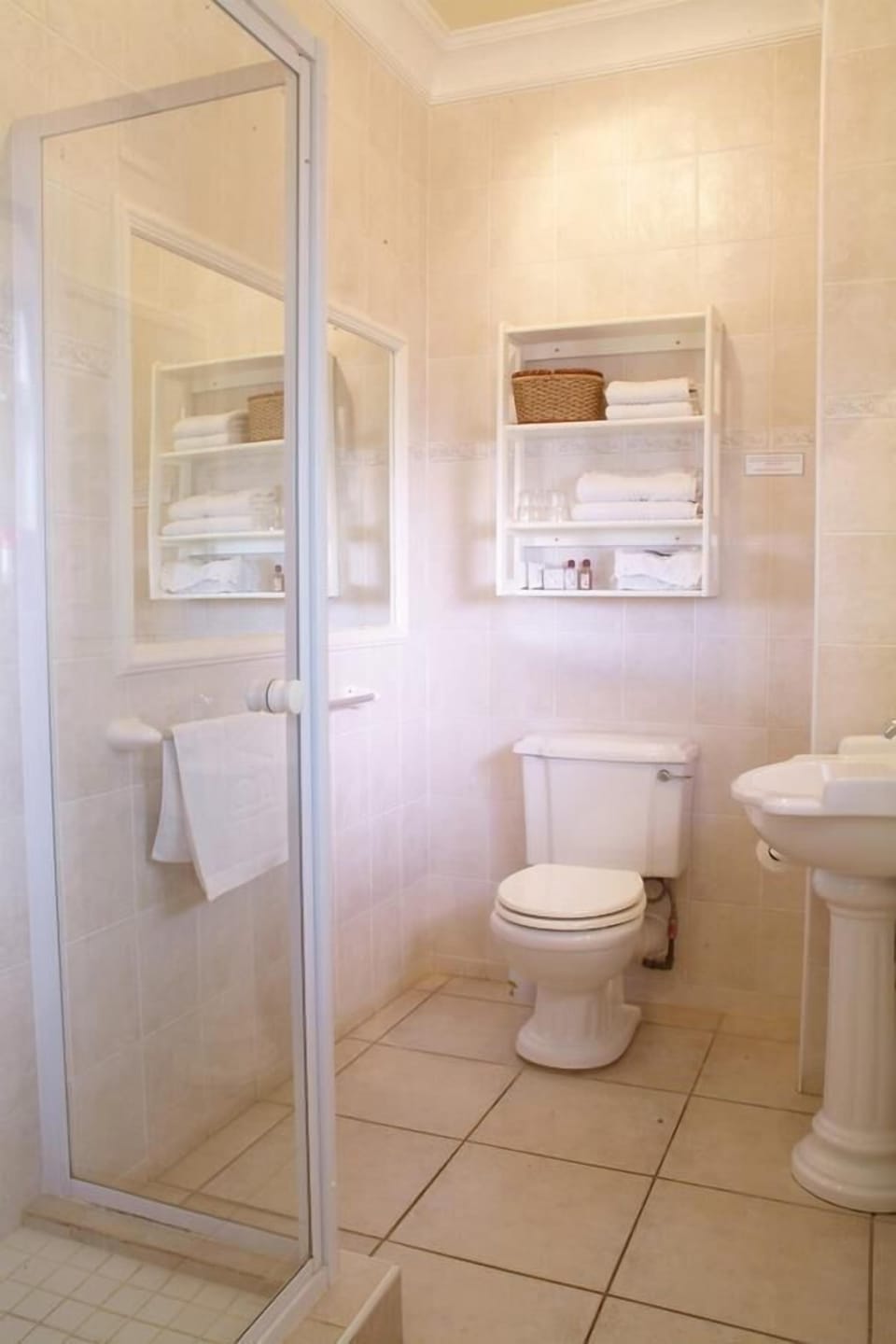 Free toiletries, hair dryer, bathrobes, towels