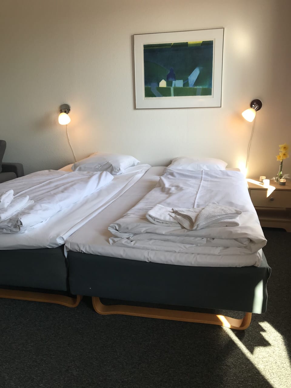 Basic Apartment | Pillowtop beds, desk, soundproofing, iron/ironing board