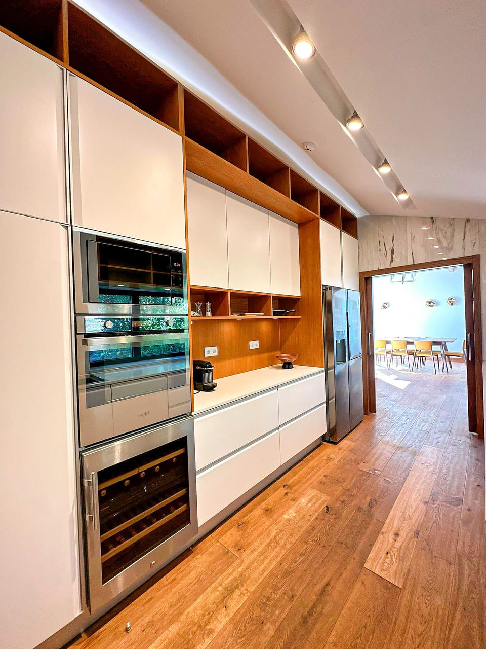 Luxury country house, 2 bedrooms, sea view (Panorama Residence) | Private kitchen | Espresso maker, coffee/tea maker, electric kettle