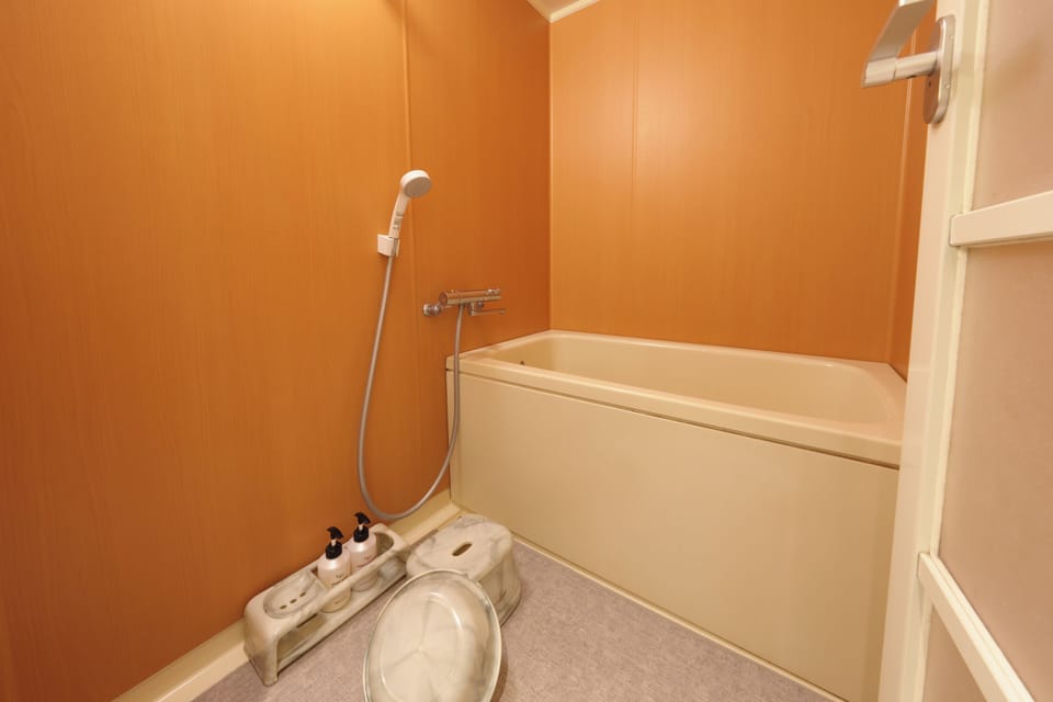 Japanese style Buffet Style Breakfast & Dinner | Bathroom | Combined shower/tub, free toiletries, hair dryer, slippers