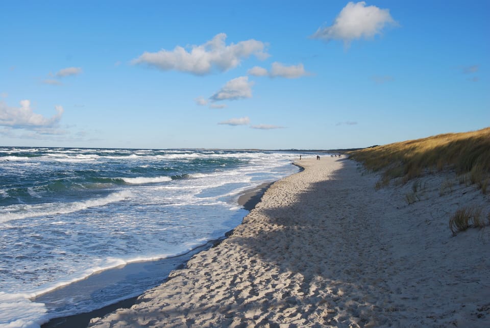 Beach nearby, white sand