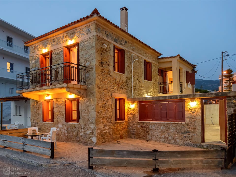 Front of property - evening/night