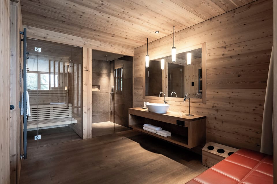Shower, free toiletries, hair dryer, bathrobes