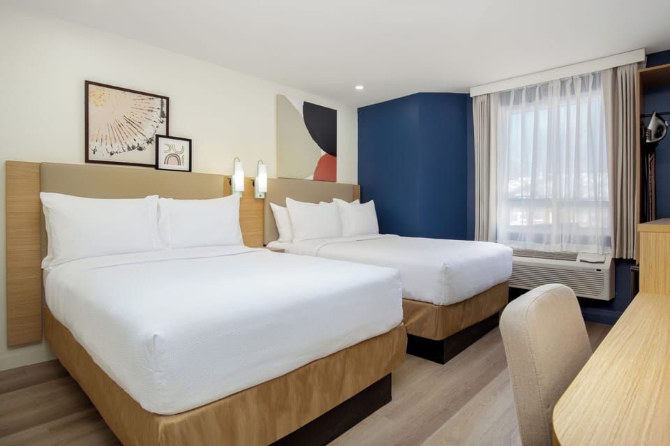 Room, 2 Queen Beds | Desk, free WiFi, bed sheets, alarm clocks