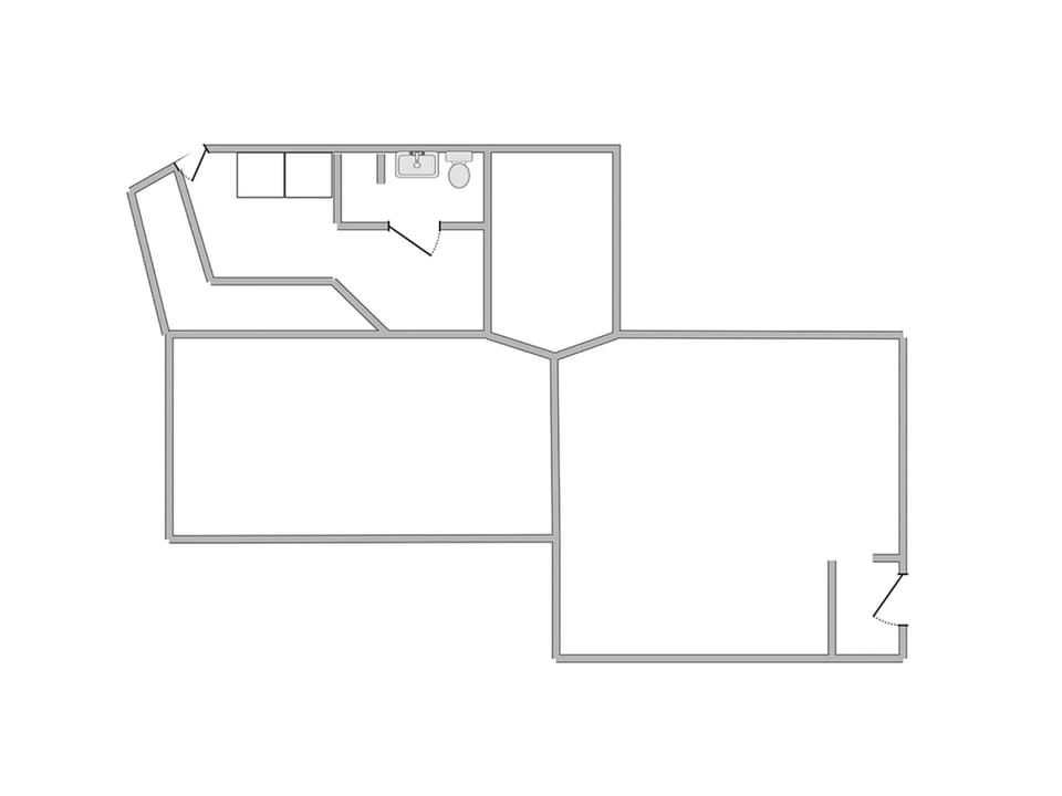 Apartment, 1 Bedroom, City View | Floor plan