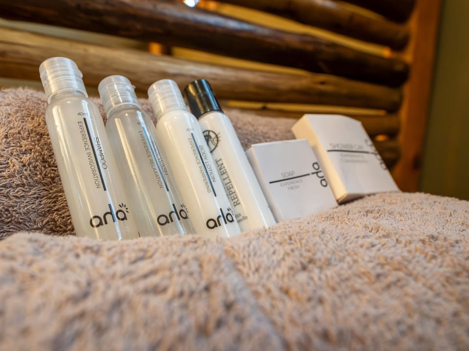 Basic Tent | Bathroom amenities | Shower, rainfall showerhead, free toiletries, hair dryer