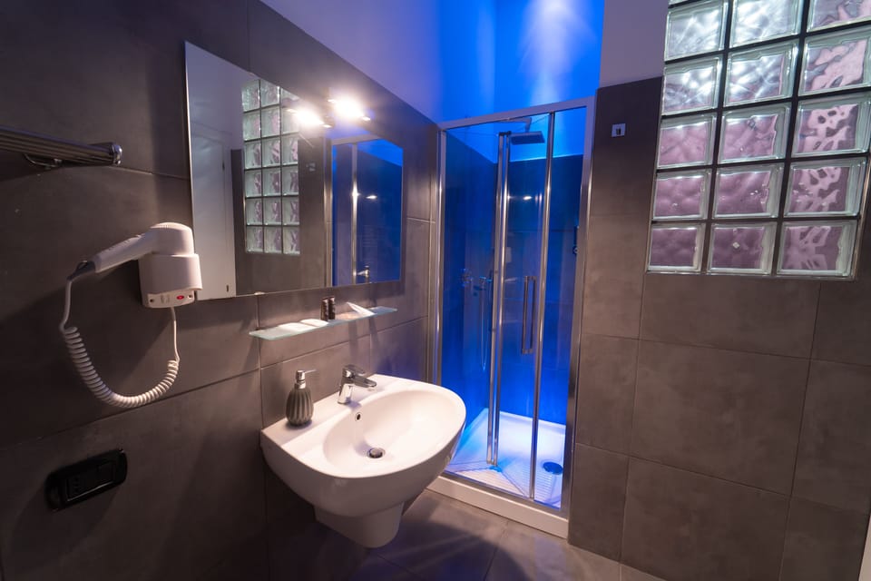 Free toiletries, hair dryer, bidet, towels
