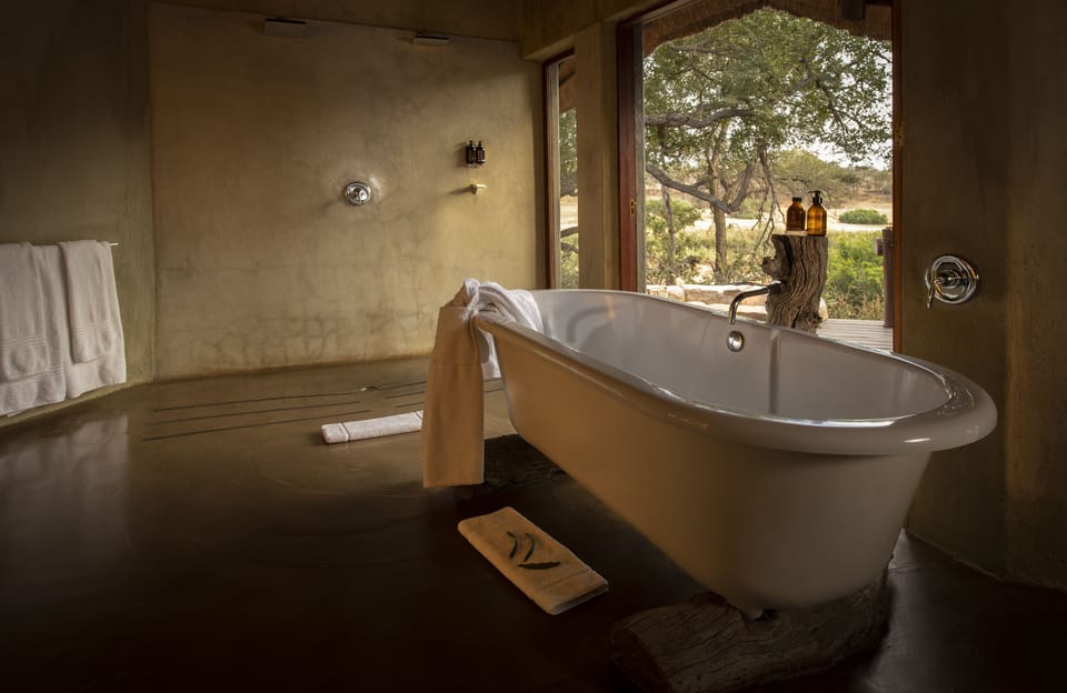 Tree Suite  | Bathroom | Separate tub and shower, deep soaking tub, designer toiletries