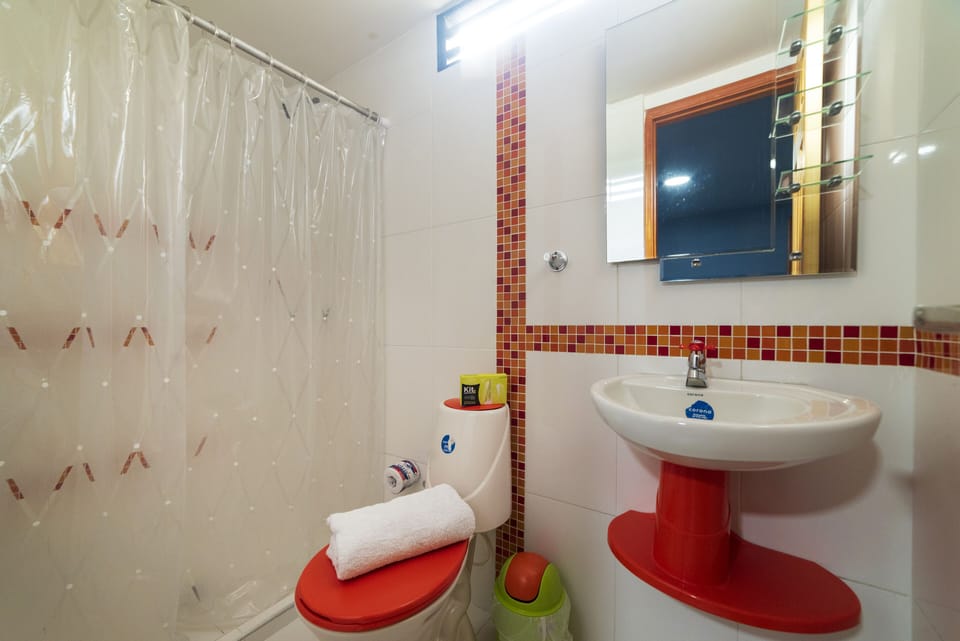 Shower, towels