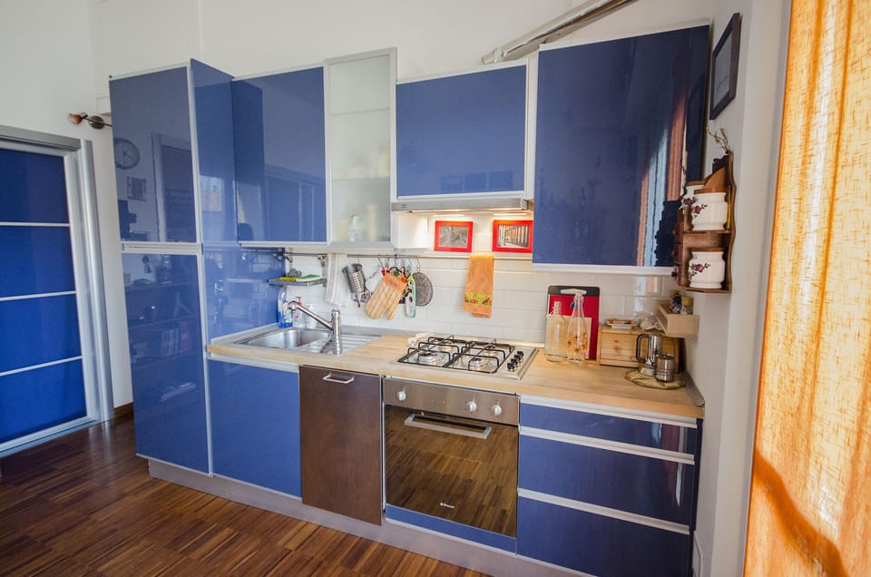 Duplex, 1 Bedroom | Private kitchen | Full-size fridge, oven, stovetop, dishwasher