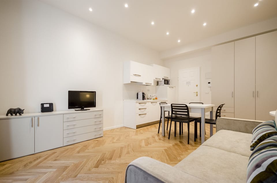 Studio | Living area | Flat-screen TV