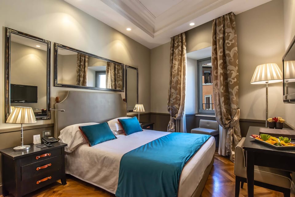 Premium bedding, memory foam beds, minibar, in-room safe