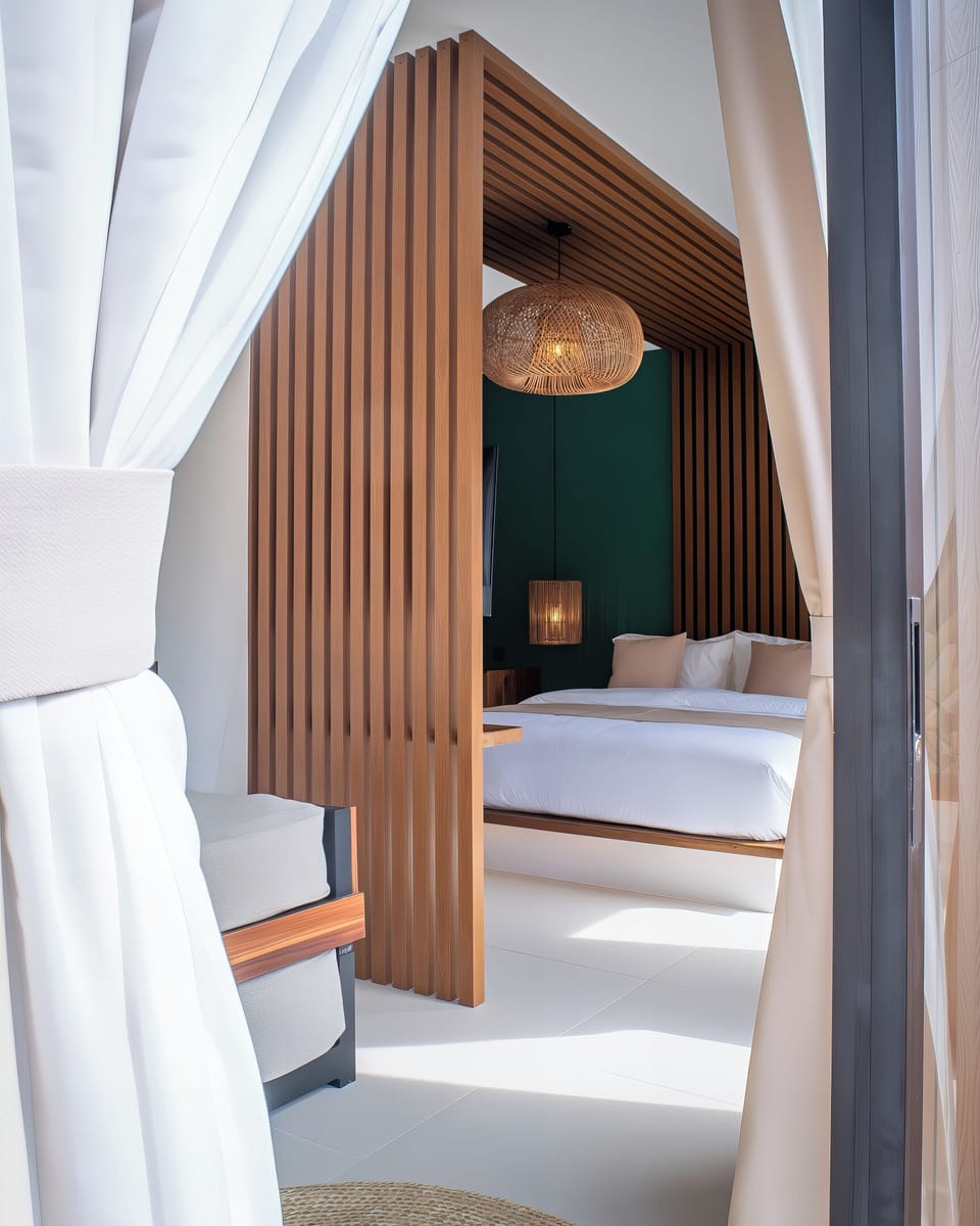 Villa | Minibar, in-room safe, individually decorated, blackout drapes