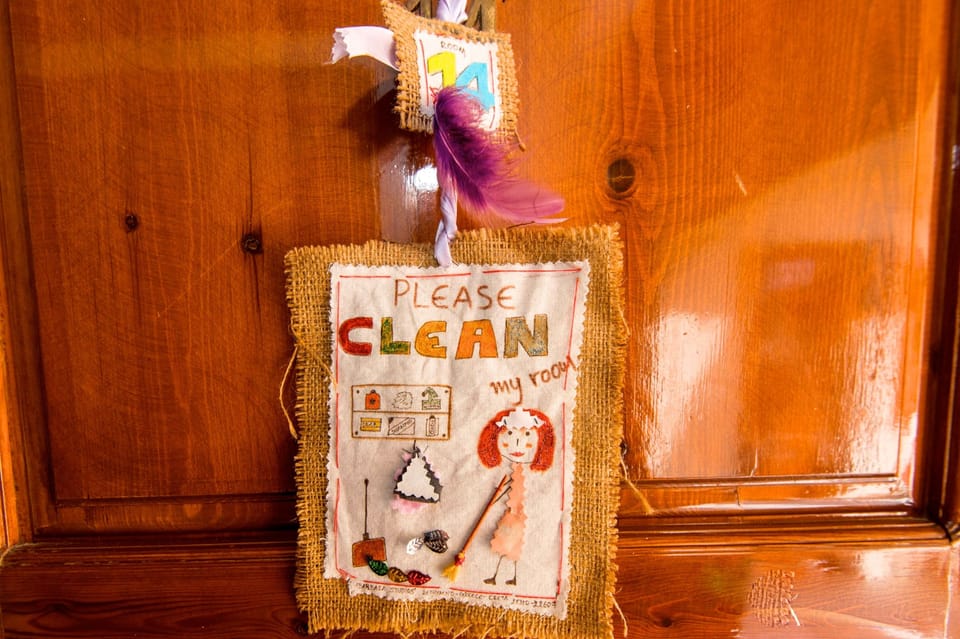 Individually decorated, individually furnished, blackout drapes