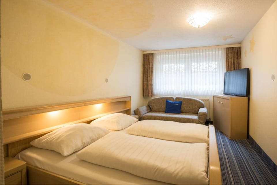 Budget Room | Down comforters, desk, soundproofing, WiFi (free)