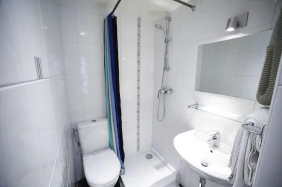 Hair dryer, towels