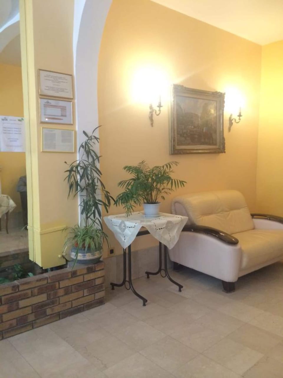 Reception hall
