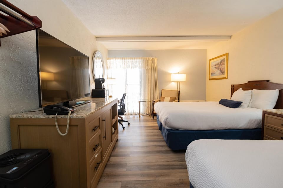 Blackout drapes, iron/ironing board, WiFi (free), bed sheets
