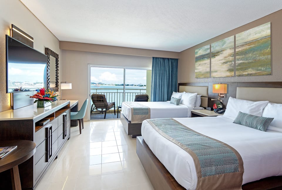 Premium bedding, memory foam beds, in-room safe, desk