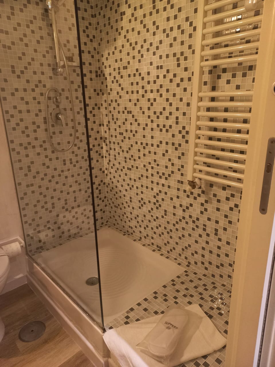 Junior Room | Bathroom | Shower, rainfall showerhead, free toiletries, hair dryer