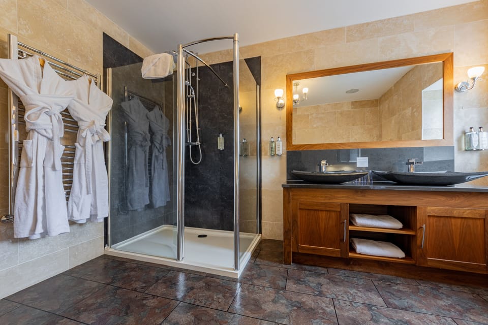 Deluxe Suite | Bathroom | Free toiletries, hair dryer, towels