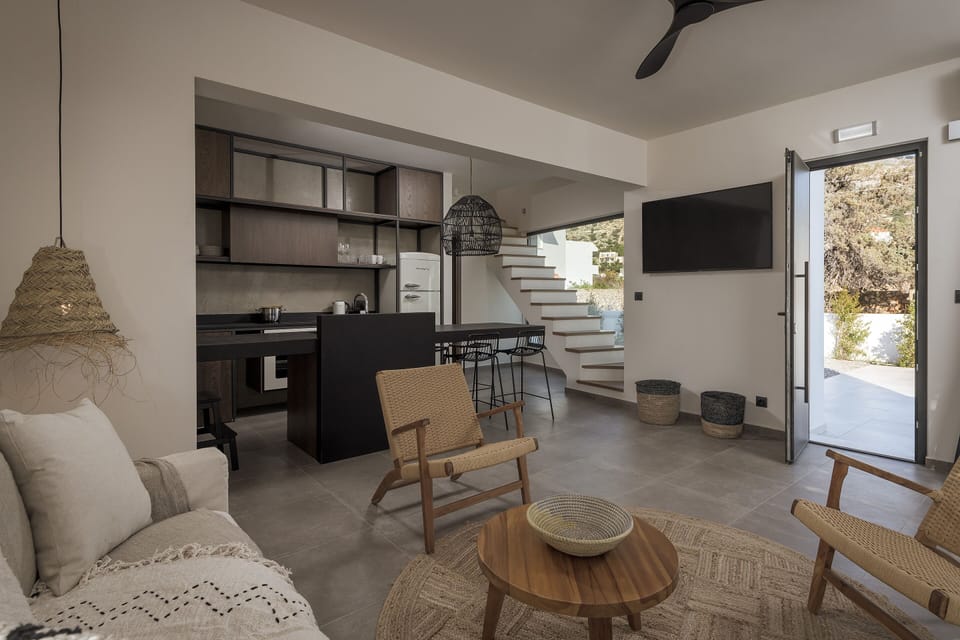 Villa, Private Pool | Living area | Flat-screen TV