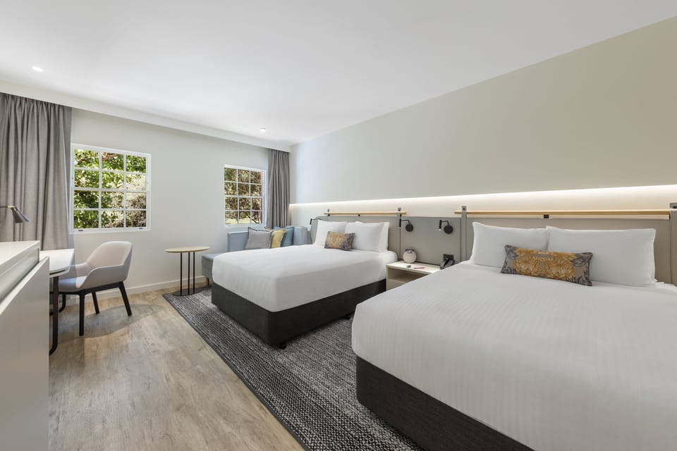 Premium Room, 2 Queen Beds | Premium bedding, in-room safe, desk, iron/ironing board