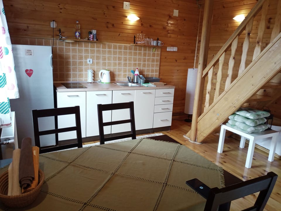 Romantic Chalet, 1 Bedroom | Private kitchen | Coffee/tea maker, fridge, electric kettle, toaster