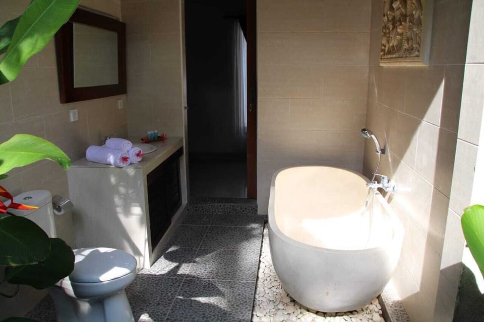 Deluxe Double or Twin Room | Bathroom | Shower, towels, soap, shampoo