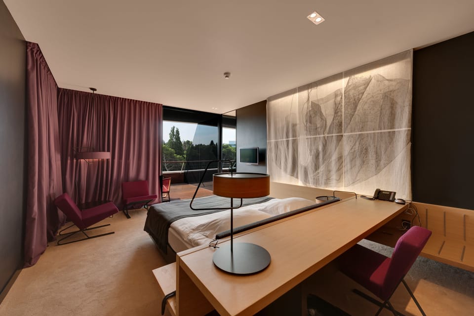 Grand Double Room | Premium bedding, minibar, in-room safe, desk