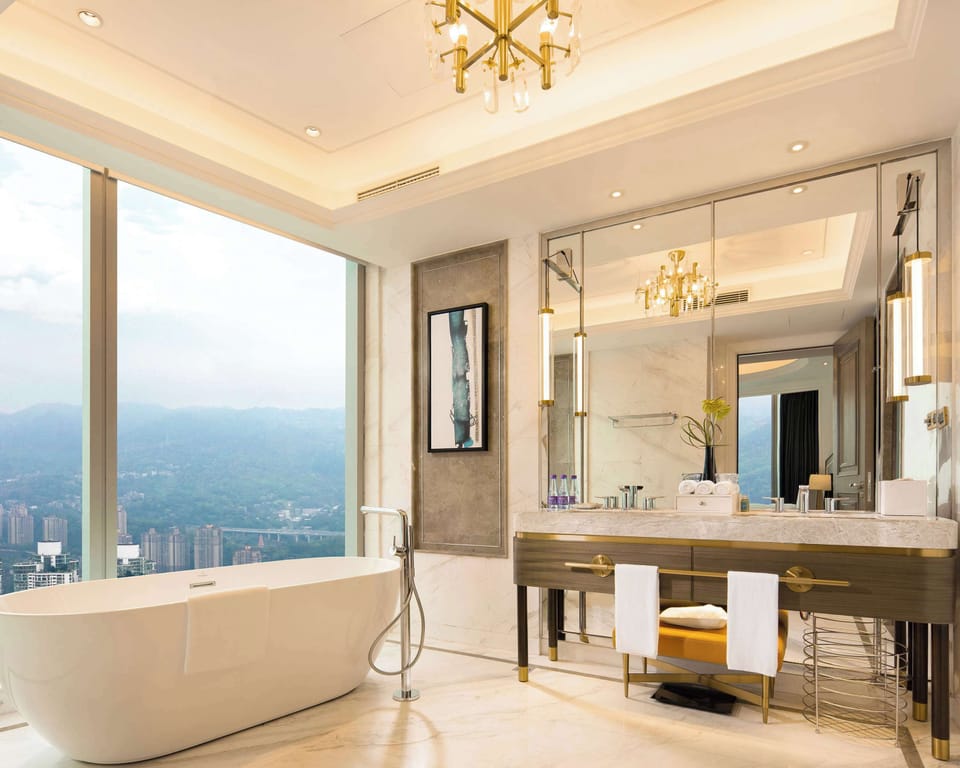 Premium bedding, memory foam beds, minibar (some free items), desk