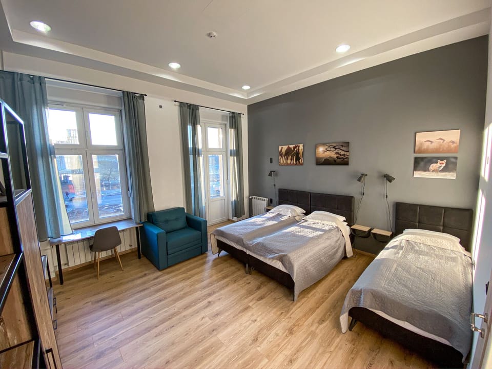 Quadruple Room, Shared Bathroom | Individually decorated, individually furnished, desk, laptop workspace