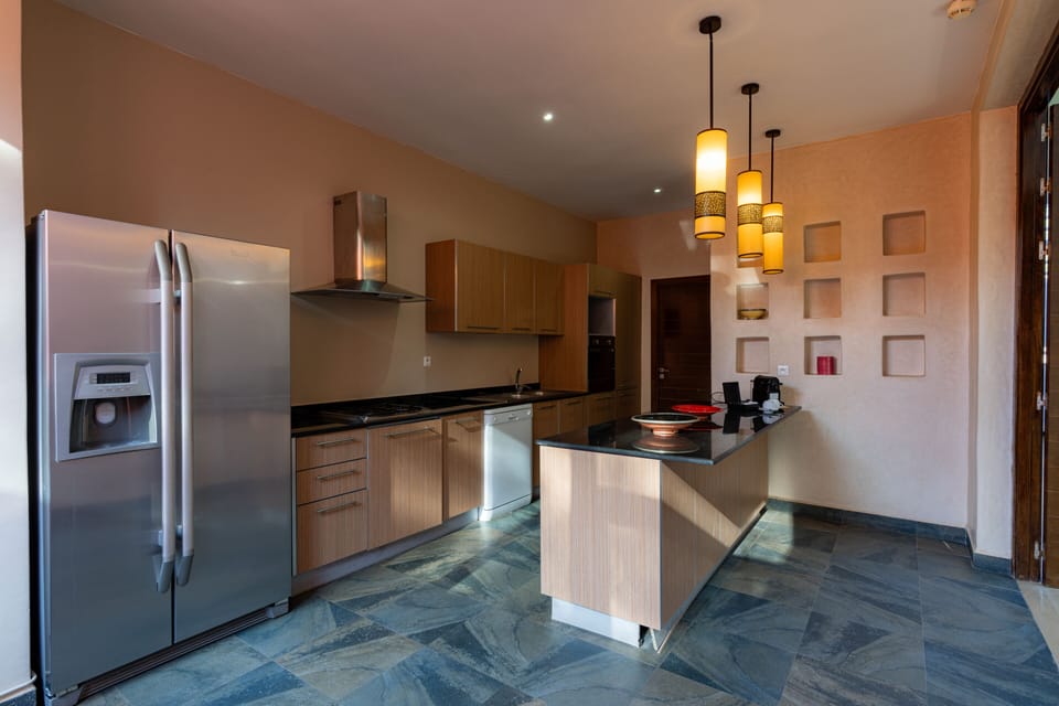 Deluxe Villa, 3 Bedrooms, Garden View | Private kitchen | Full-size fridge, oven, stovetop, dishwasher