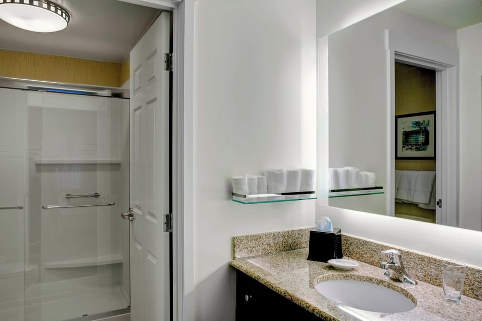 Free toiletries, hair dryer, towels, soap