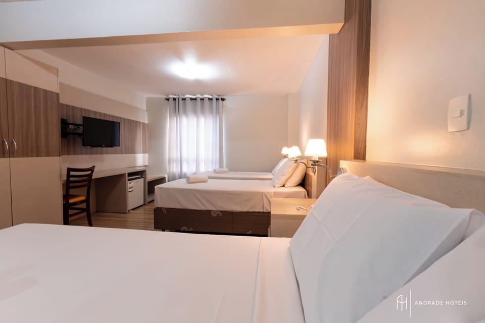 Minibar, desk, blackout drapes, free WiFi