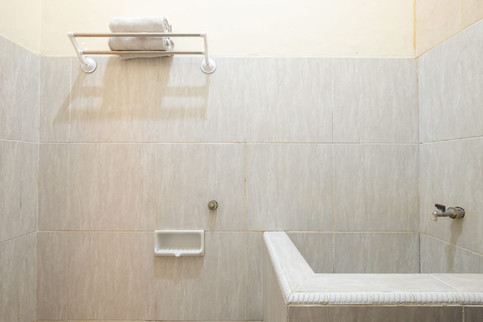 Economy Twin Room | Bathroom | Shower, towels