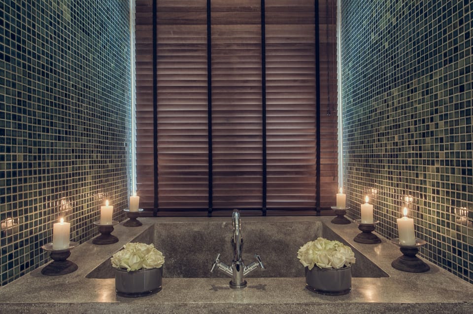 Royal Suite, 1 King Bed | Bathroom | Combined shower/tub, deep soaking tub, free toiletries, bathrobes