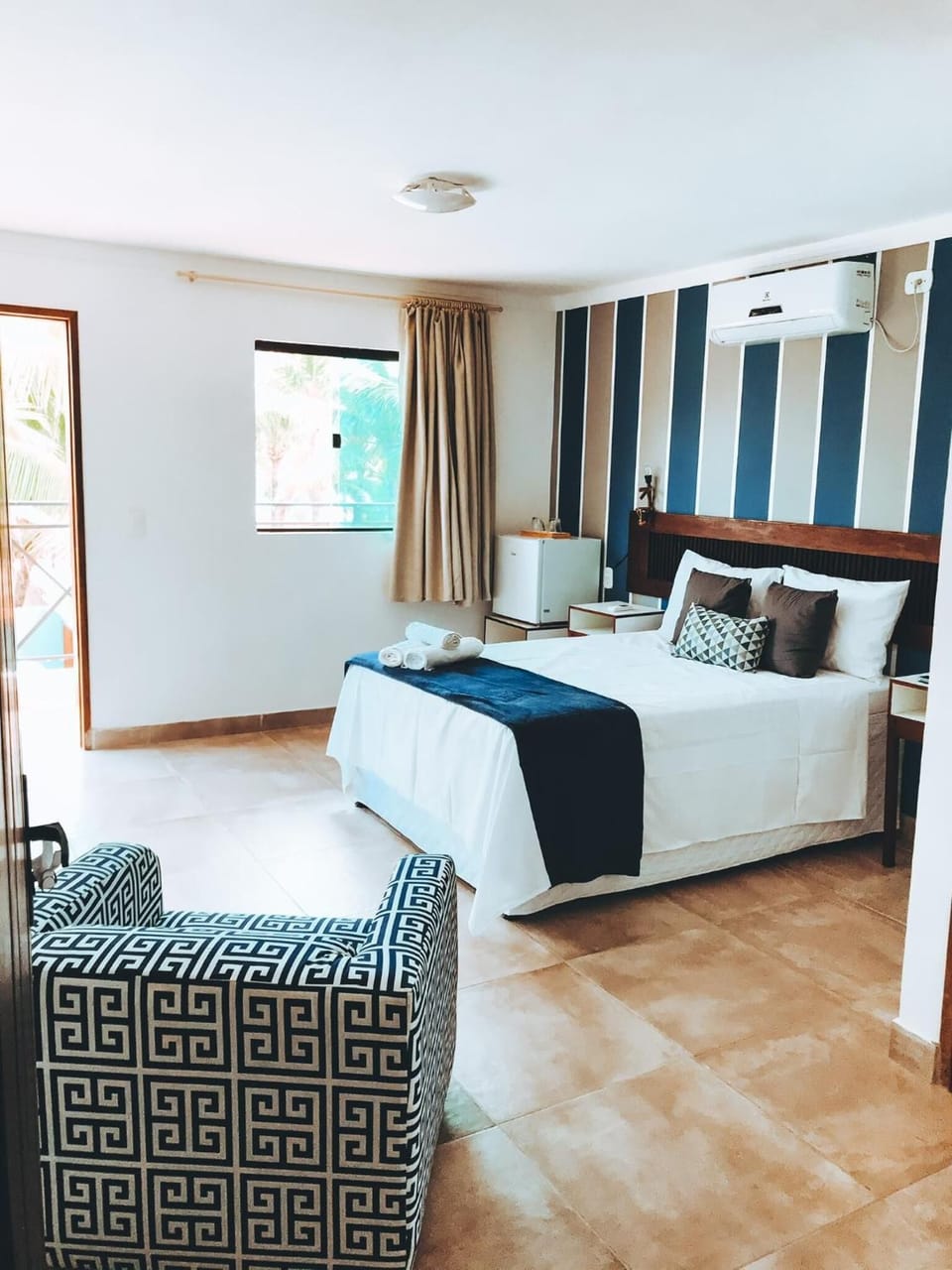 Minibar, desk, blackout drapes, free WiFi