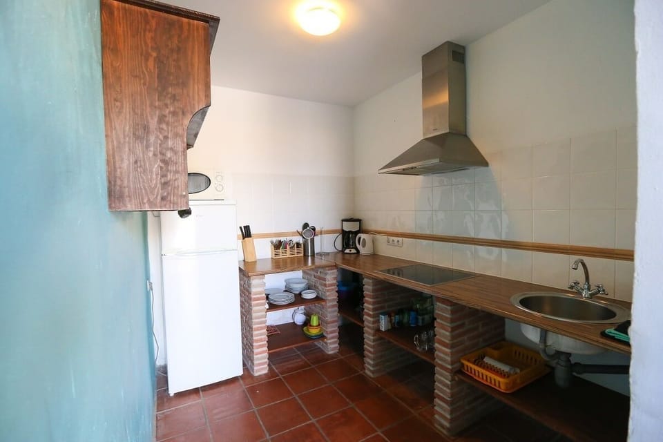 Standard Apartment, 1 Bedroom, Terrace | Private kitchen | Fridge, microwave, stovetop, coffee/tea maker